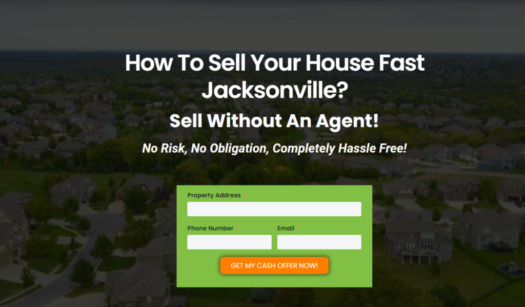 how do i sell my house fast in jacksonville